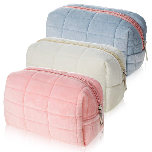 Plush Makeup Toiletry Travel Bag