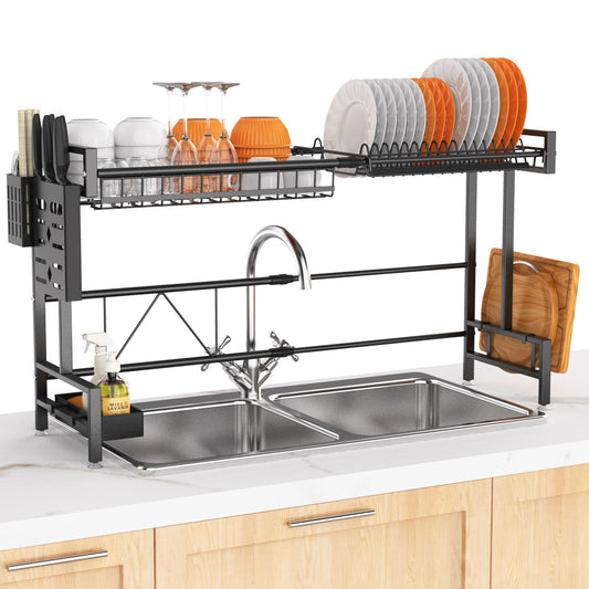 2 Tier Stainless Steel Sink Counter Drying Rack