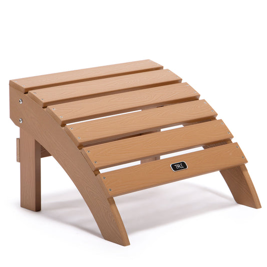 All-Weather Adirondack Ottoman Outdoor Footstool