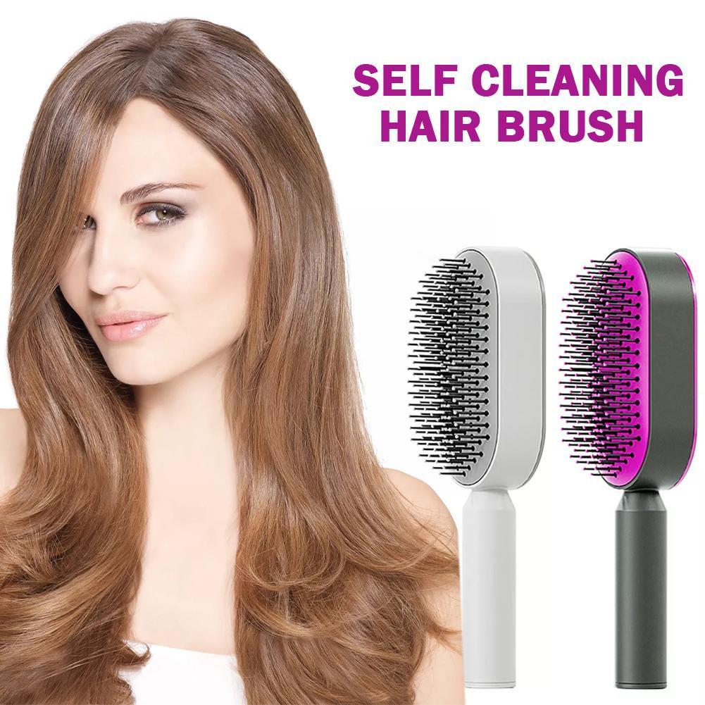 Self Cleaning 3D Air Cushion Massage Hairbrush