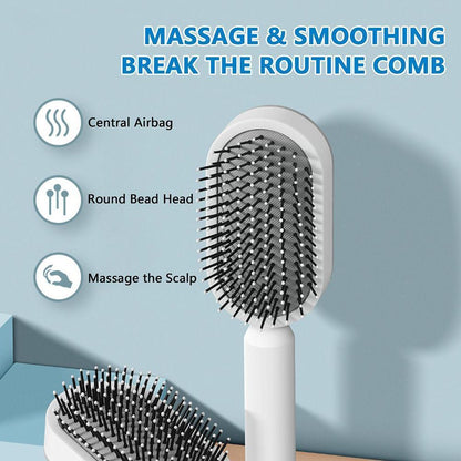 Self Cleaning 3D Air Cushion Massage Hairbrush