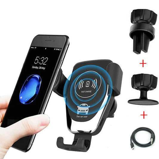 10W Automatic Wireless Fast Phone Car Charger Mount